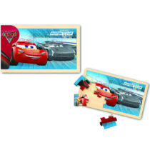 Disney Puzzle din lemn, 15 piese Cars 3