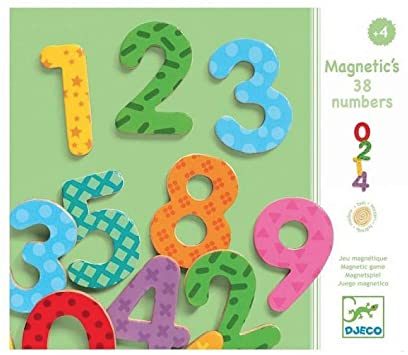 Cifre magnetice – 38 numere, Djeco