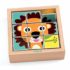 Puzzle 9 cuburi din lemn – Tournanimo, Djeco