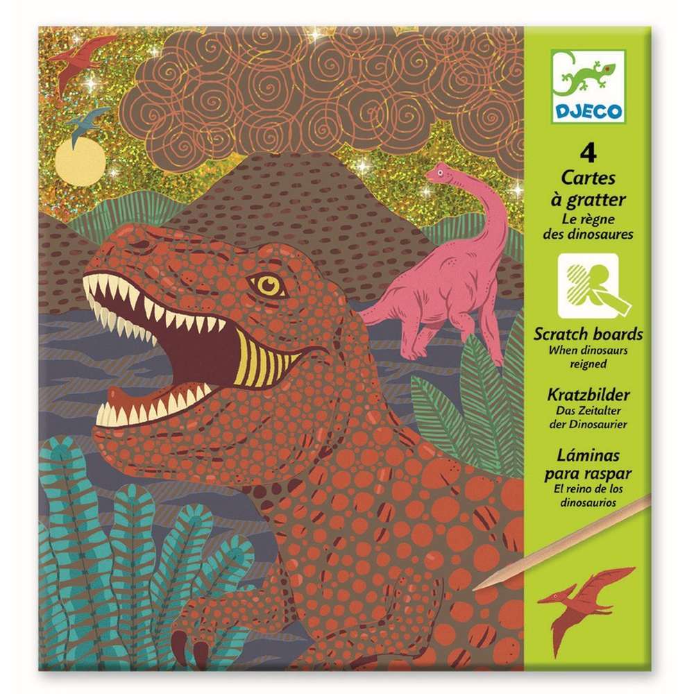 Carduri de razuit- Dinosauri, Djeco