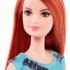 Barbie papusa clasica roscata cu rochita albastra
