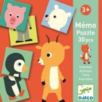 Joc euducativ- Memo Animo-Puzzle, Djeco