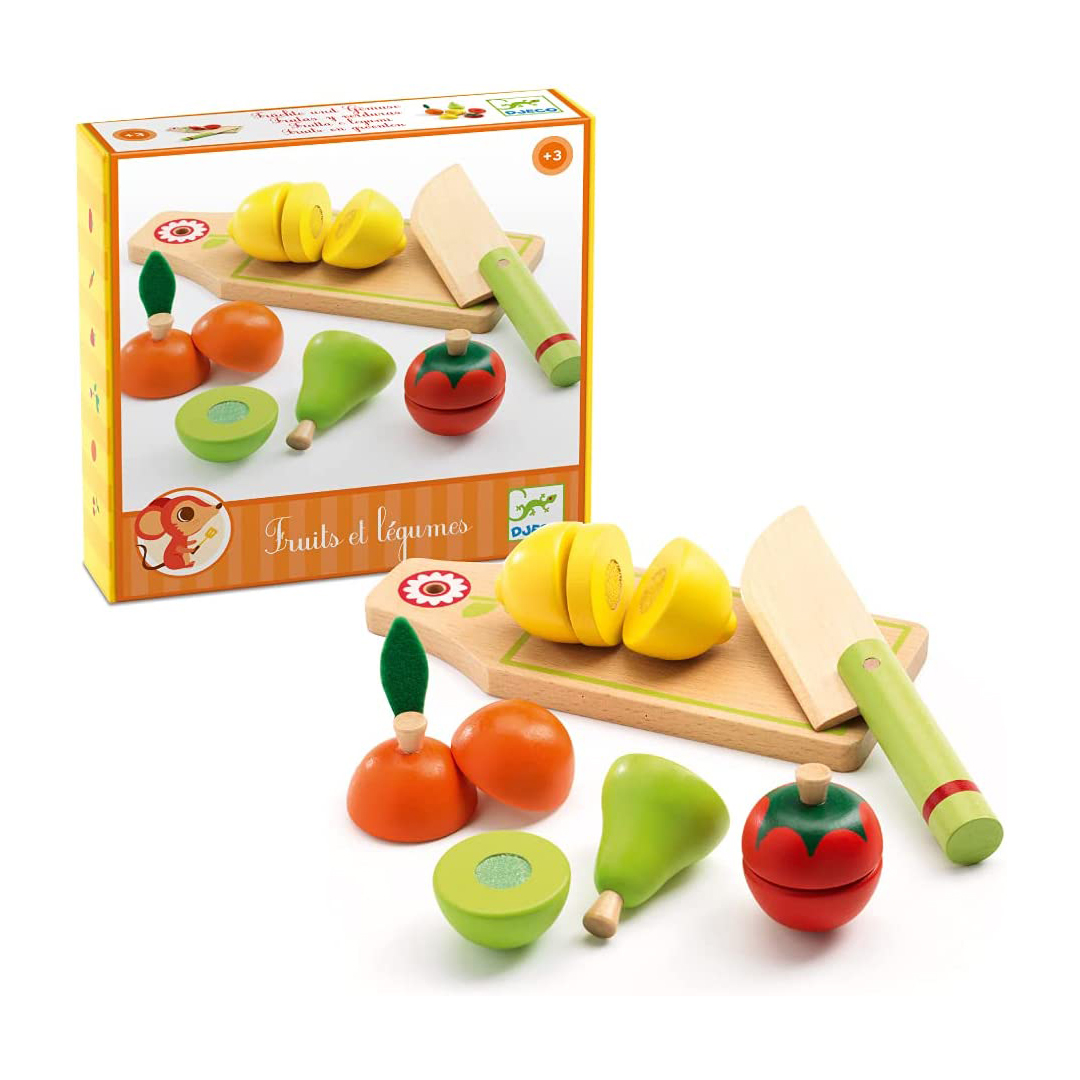 Set figurine- Fructe si legume de feliat, Djeco
