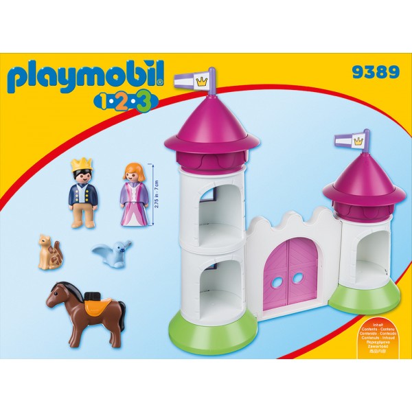 jucarie-playmobil-1-2-3-castel-cu-turnuri-pm9389