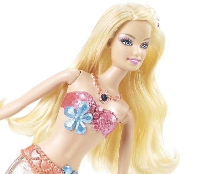 Barbie Sirena cu lumini stralucitoare