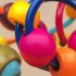 Jucarie motorica-Labirintul multicolor,Battat