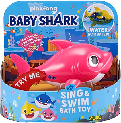 Jucarie dr baie cu functie ,Baby Shark (roz)