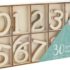 Cifre din lemn – 30 buc,Grafix