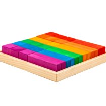Set blocuri cu cuburi-30 piese (cu ladita)