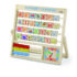 Jucărie educativă din lemn „Învățăm alfabetul, calculul cu abac și despre ceas”