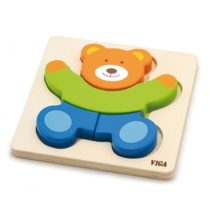 Mini puzzle cu diferite forme „Urs”