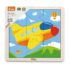 Puzzle din lemn „Avion” 9 elem.