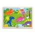 Puzzle din lemn „Dinozauri” 16 elem.