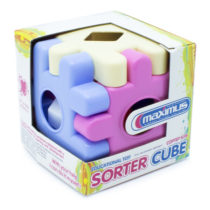 Jucărie-sorter „Cub roz”  12 elem.