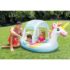 Piscină gonflabilă pentru copii cu baldachin „Unicorn” 254x132x109 cm, 130 L, 2+
