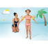 Aripioare de înot gonflabile „Prieteni tropicali” 23х15 cm, 3-6 ani