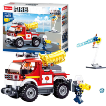 Set de construcție ”Mașină de pompieri”, 192 elem.