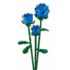 Set de construcție ”Trandafir albastru în vază”, 254 elem.