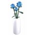 Set de construcție ”Trandafir albastru în vază”, 254 elem.