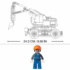 Set de construcție „Excavator pe roți E7”, cu telecomandă, 353 elem.