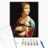 Pictură pe numere 40*50 сm (în cutie)  –  Doamnă cu hermină. Leonardo da Vinci