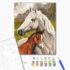 Pictură pe numere 40*50 сm (fără cutie)  – Familie de cai