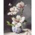 Pictură pe numere 40*50 cm (fără cutie) – Orhidei pictate în stil acuarelă