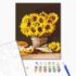 Pictură pe numere 40*50 cm (în cutie)– Buchet de floarea soarelui