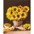 Pictură pe numere 40*50 cm (în cutie)– Buchet de floarea soarelui