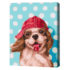 Pictură pe numere 40*50 cm (în cutie) – Câine cu acadea