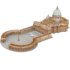 3D puzzle „Bazilica Sf. Petru”, 68 elemente