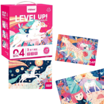 Seria de puzzle-uri „Unicorn”, 3 în 1, nivelul 4