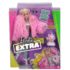 Set Barbie „Extra” într-o blăniță roz