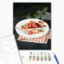 Pictură pe numere40х50  cm (în cutie) – Cheesecake din căpșuni
