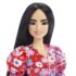 Păpușa Barbie „Fashionista” într-o rochie florală roz