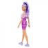 Păpușa Barbie „Fashionista”  în nuanțe de violet