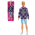 Păpușă Barbie Ken „Fashionist în pulover cu carouri”
