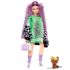 Set Barbie Extra „Barbie cu păr ondulat în culori de lavandă”