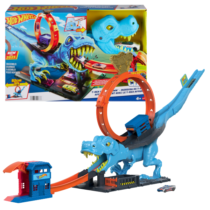 Hot Wheels Set de joc „T-Rex – Distrugătorul orașului”