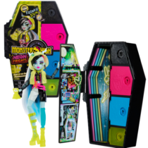 Set de joc Monster High Neon Frigh „Frankie Stein și Secrete din șifonier”