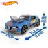 Hot Wheels Automobil de curse și garaj 2 în 1