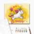 Pictură pe numere 30*40 сm (fără cutie) – Unicornul fericit