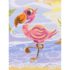 Pictură pe numere 30*40 сm (fără cutie) – Flamingo drăguț