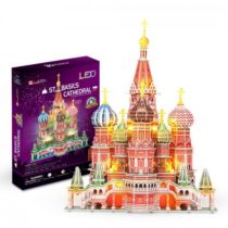 3D Puzzle „Catedrala Sf. Vasile” cu iluminare LED, 224 elemente