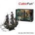 3D PUZZLE Queen Anne’s Revenge LED