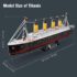 3D Puzzle „Titanic” cu iluminare LED, 266 elemente