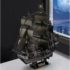 3D Puzzle Corabie de pirati„Răzbunarea Reginei Anne” cu iluminare LED, 293 elemente
