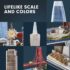 3D Puzzle „San Francisco” cu iluminare LED, 90 elemente