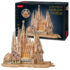 3D Puzzle „Bazilica Sagrada Familia” cu iluminare LED, 696 elemente