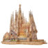 3D Puzzle „Bazilica Sagrada Familia” cu iluminare LED, 696 elemente